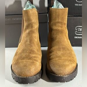Men's Tan Suede Chelsea Boots